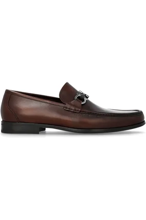 Salvatore Ferragamo Sko, Herre, Brun, 39 EU, Læder, Grandioso2 Loafers