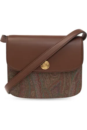 Etro Taske, Dame, Brun, ONE SIZE, Uld, Skuldertaske med mønster