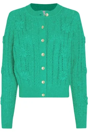 Fabienne Chapot Strik, Dame, Grøn, L, Bomuld, Paris Cardigan