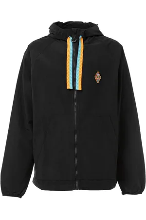 MARCELO BURLON Sweathshirts & Hoodies, Herre, Sort, XL, Tyl, Feather Print Jacket