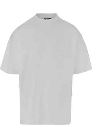 DARKPARK Top, Herre, Hvid, XL, Bomuld, Hvid Bomuld Crew Neck T-shirt