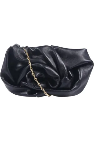 Burberry Taske, Dame, Sort, ONE SIZE, Uld, Sort Rose Clutch med Kæde