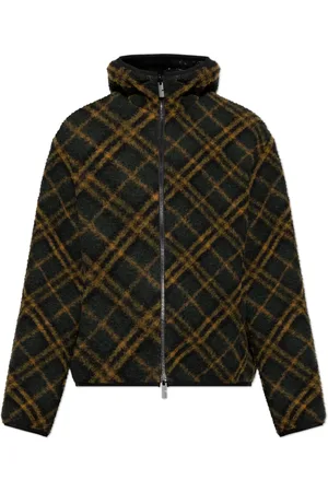 Burberry Jakke, Herre, Grøn, M, Uld, Reversibel Jakke