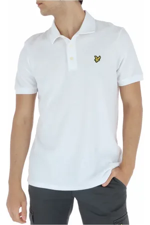 Lyle & Scott Top, Herre, Hvid, 2XL, Bomuld, Klassisk Poloshirt