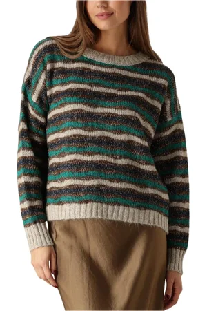 Summum Woman Strik, Dame, Flerfarvet, M, Multi Colour Alpaca Lurex Sweater