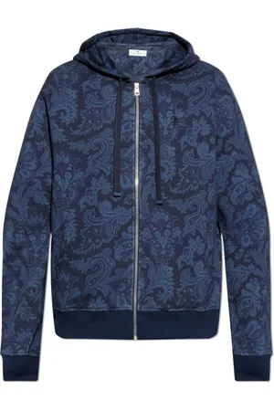 Etro Sweathshirts & Hoodies, Herre, Blå, L, Bomuld, Hoodie