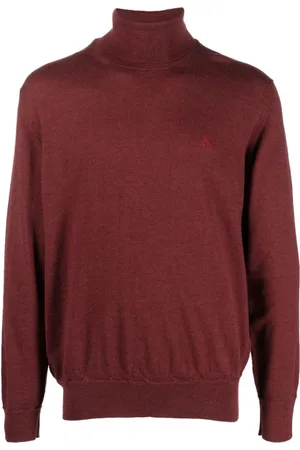 Etro Strik, Herre, Rød, S, Uld, Stilfulde rullekraver for et fashionable look