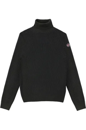 Colmar Strik, Herre, Grøn, S, Uld, Uld og Cashmere Polo-Neck Pullover