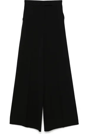 Max Mara Bukser, Dame, Sort, 2XS, Uld, Ninfa Wide Bukser