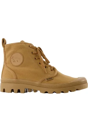 Maison Kitsuné Sko, unisex, Brun, 36 EU, Læder, Læderstøvler