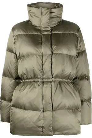 Calvin Klein Frakke, Dame, Grøn, M, Uld, Grøn Puffer & Dunjakke