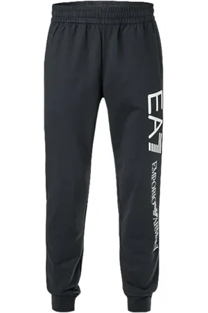 EA7 Bukser, Herre, Sort, XS, Bomuld, Sweatpants
