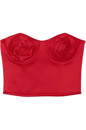 Marc Jacobs Top, Dame, Rød, XS, Satin, Balconette Top