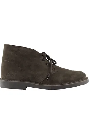 Clarks Sko, Herre, Brun, 43 EU, Uld, Stilfulde mørkebrune ruskinds sko