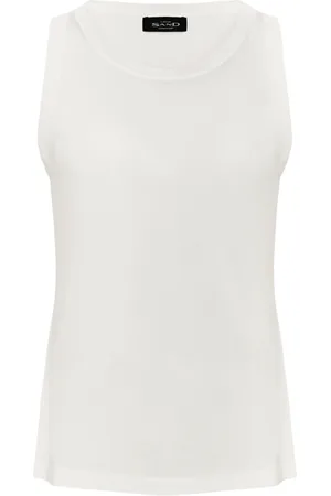 Sand Top, Dame, Hvid, S, Ren Hvid Tank Top Blød og Behagelig