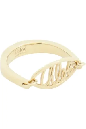 Chloé Tilbehør, Dame, Gul, S, Golden Sarcey Ring