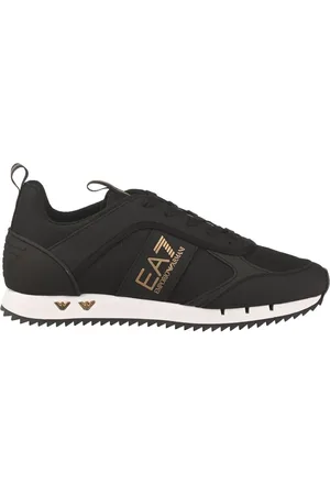 EA7 Sko, Herre, Sort, 39 EU, Afslappede Sneakers til Mænd og Kvinder
