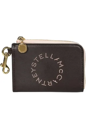 Stella McCartney Tilbehør, Dame, Brun, ONE SIZE, Uld, Chic Kortholder