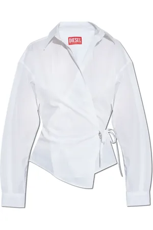 Diesel Bluser & Skjorter, Dame, Hvid, S, Bomuld, Shirt C-Delphi
