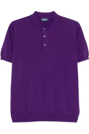 DRUMOHR Top, Herre, Lilla, L, Lilla T-shirts og Polos