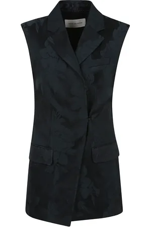 DRIES VAN NOTEN Jakke, Dame, Grøn, M, Bomuld, Grøn Bomuldsblandingsjakke Chic Stil