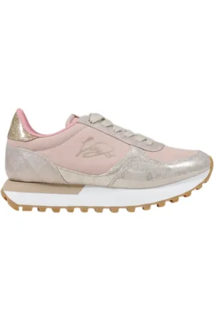 Liu Jo Sko, Dame, Lyserød, 40 EU, Polyester, Rosa Snøresko med Gummisål