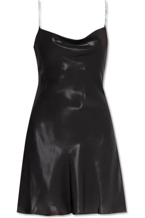 Diesel Kjole, Dame, Sort, M, Polyester, Strap Dress D-Minty