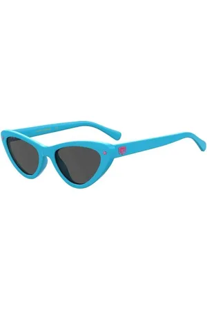 Chiara Ferragni Tilbehør, Dame, Blå, 53 MM, Uld, Stilfulde solbriller CF 7006/S