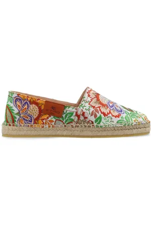 Etro Sko, Dame, Flerfarvet, 36 EU, Læder, Mønstrede Espadriller