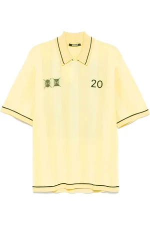 Jacquemus Top, Herre, Gul, S, Uld, Gul T-shirt Stilfuldt Design Afslappede Udflugter