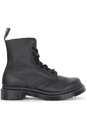 Dr. Martens Sko, Dame, Sort, 37 EU, Læder, Sort Hammered Læder Pascal Mono Støvle