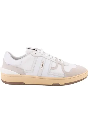Lanvin Sko, Herre, Hvid, 42 EU, Læder, Clay Low-Top Sneakers