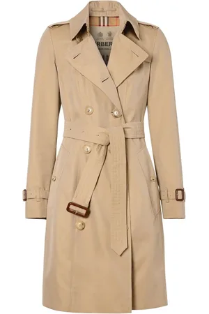Burberry Frakke, Dame, , 4XS, Bomuld, Double-Breasted Trenchcoat