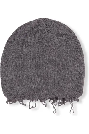 Cortana Tilbehør, Dame, Grå, S, Uld, Gråmeleret hue i uld og cashmere