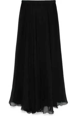 FORTE FORTE Nederdel, Dame, Sort, S, Silke Nero Nederdel
