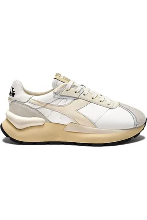 Diadora Sko, Dame, Hvid, 40 EU, Læder, Elite Mesh Læder Sneakers