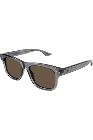 Montblanc Tilbehør, unisex, Grå, 55 MM, Solbriller