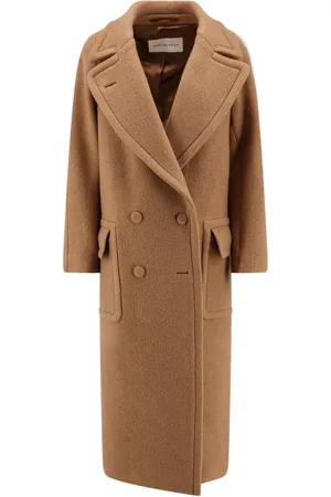 DRIES VAN NOTEN Frakke, Dame, , M, Uld, Uld Dobbeltradet Frakke