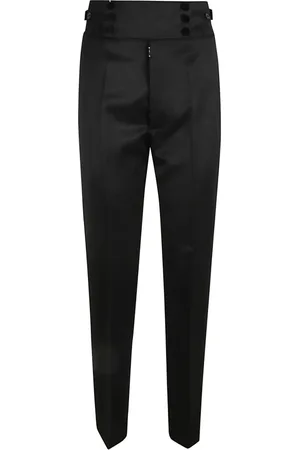 Maison Margiela Bukser, Dame, Sort, S, Uld, Patalone Suit Bukser