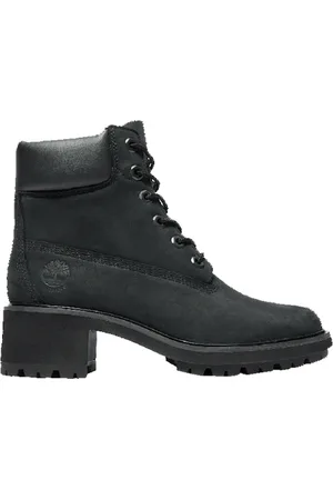 Timberland Sko, Dame, Sort, 41 EU, Læder, Kinsley Mid Lace Up Vandtæt Støvle
