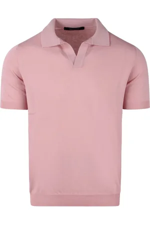 TAGLIATORE Top, Herre, Lyserød, S, Bomuld, Regular FIT Polo