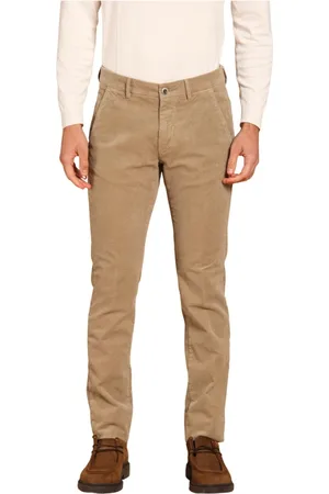 Masons Bukser, Herre, Grøn, 2XL, Bomuld, Slim Fit Fløjls Chinos