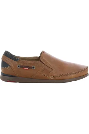 Fluchos Sko, Herre, Brun, 44 EU, Cognac Mariner Herresko