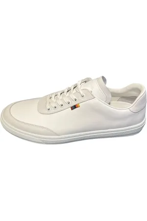 Paul Smith Sko, Herre, Hvid, 43 EU, Læder, Hvid Læder Sneakers Klassisk Luksus
