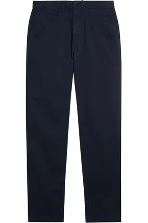 Lyle & Scott Bukser, Herre, Blå, W28 L30, Bomuld, Bukser Five Pockets Chino