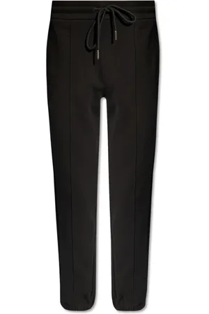 Moncler Bukser, Herre, Sort, L, Bomuld, Cotton Sweatpants