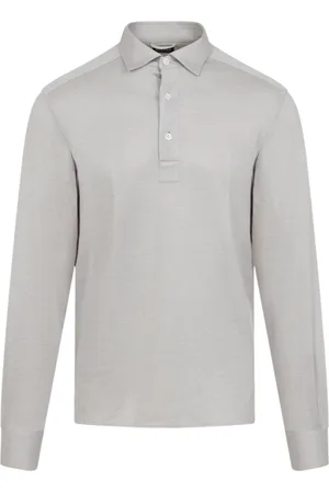 Ermenegildo Zegna Top, Herre, , S, Bomuld, Medium Silke Mulberry Skjorte
