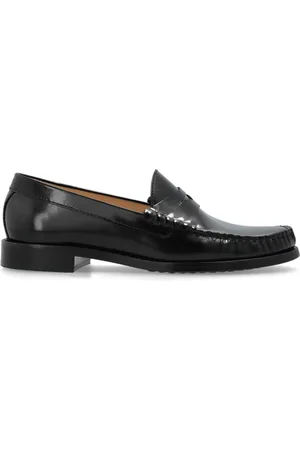 Stuart Weitzman Sko, Dame, Sort, 40 1/2 EU, Læder, Lottie Bow Loafer
