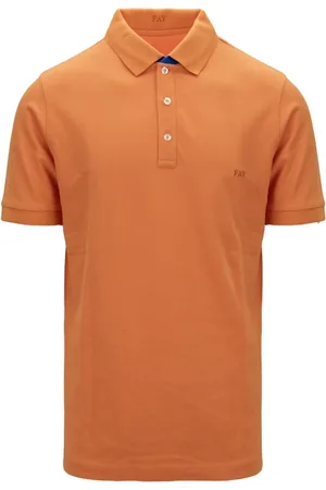 FAY Top, Herre, , L, Bomuld, Button Polo Shirt
