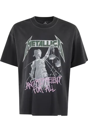 Represent Top, Herre, Sort, S, Bomuld, Metallica Justice Kortærmet T-shirt